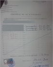 Certificat de vie et entretien 